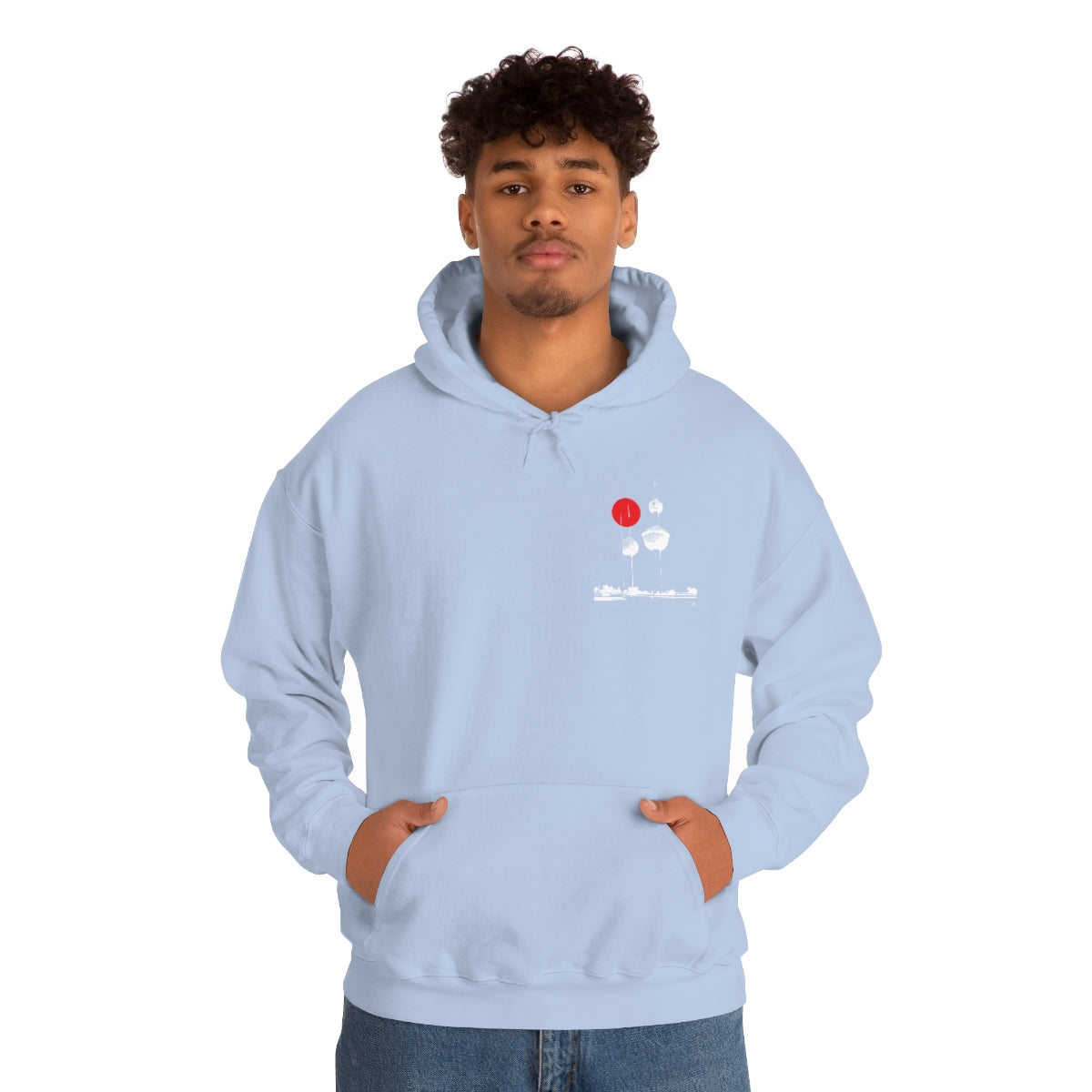 Double Sided Print Hoodie - Kuwait Towers