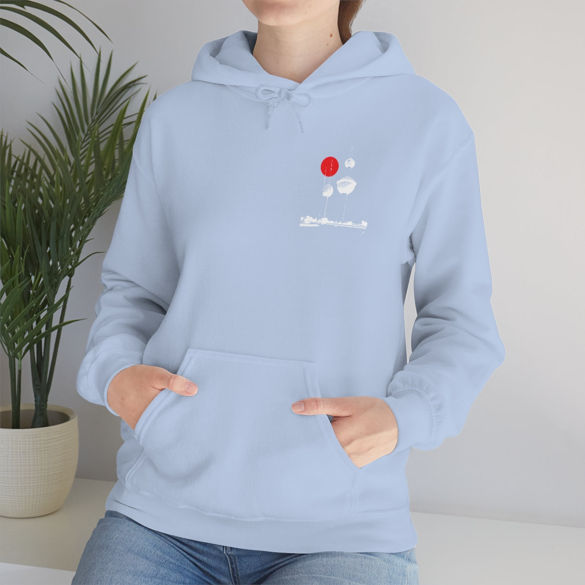 Double Sided Print Hoodie - Kuwait Towers