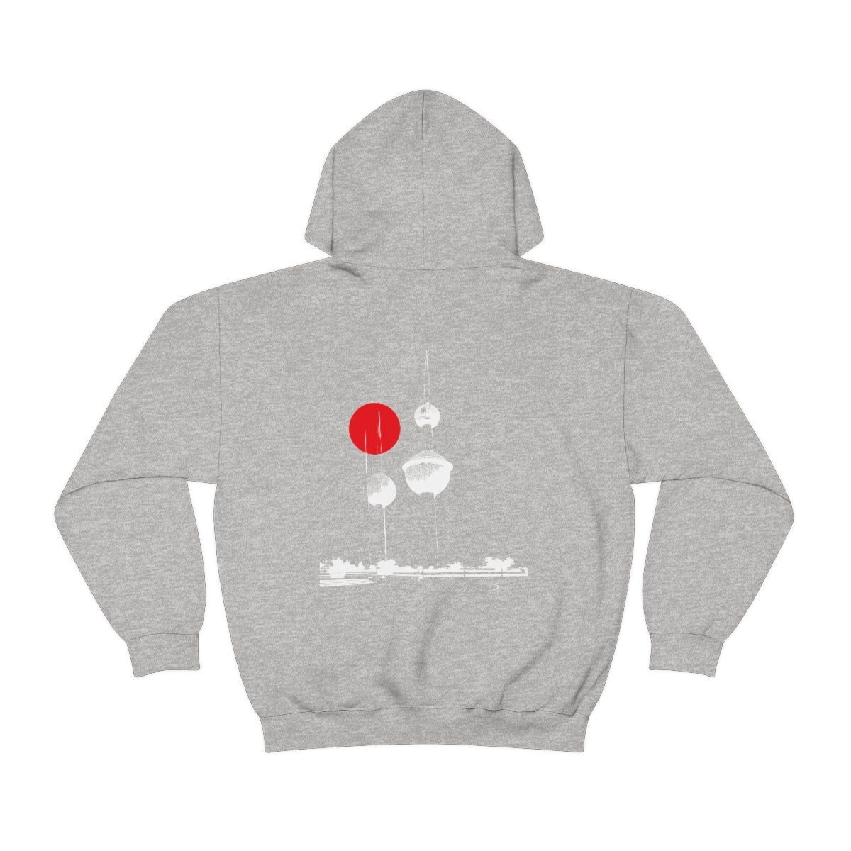 Double Sided Print Hoodie - Kuwait Towers