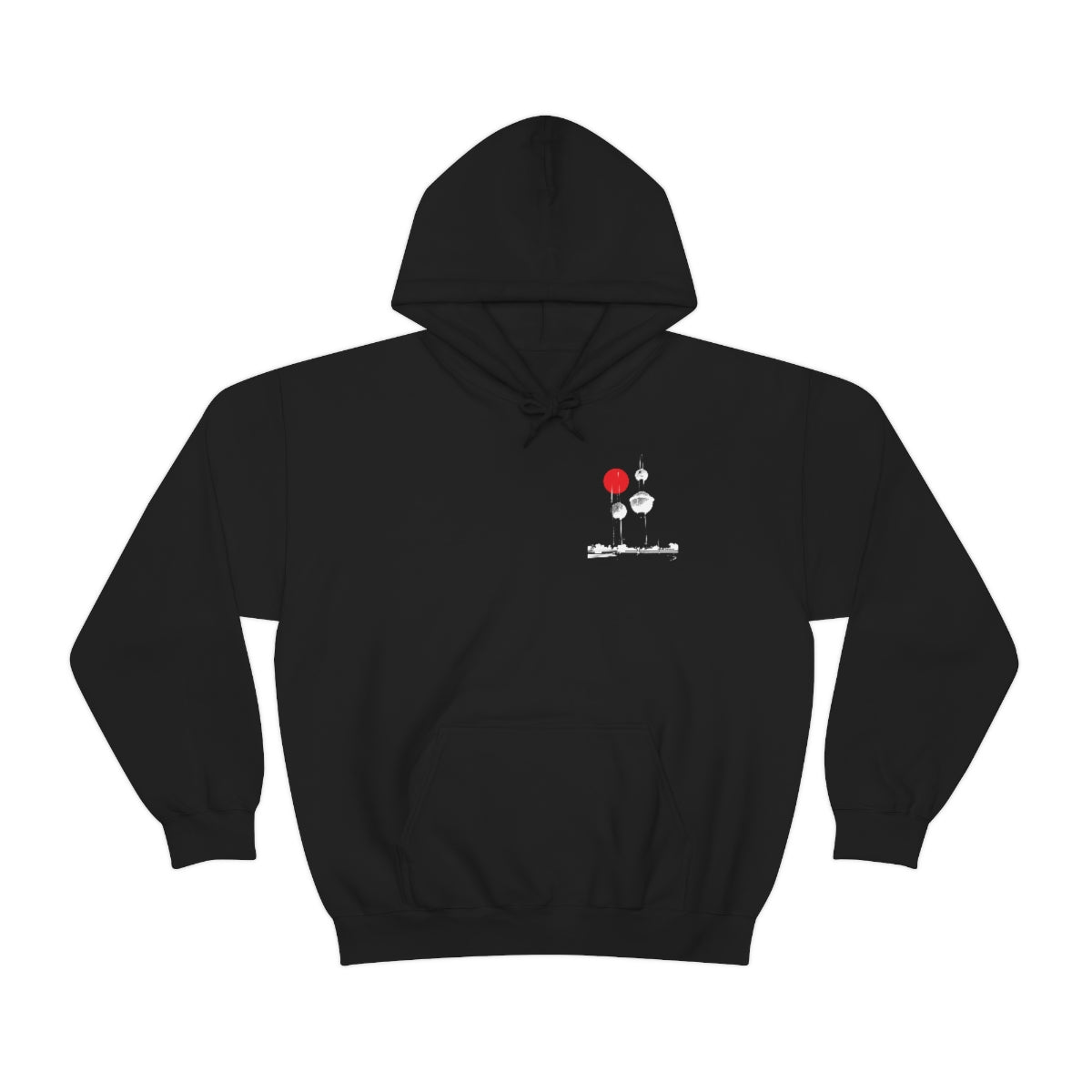 Double Sided Print Hoodie - Kuwait Towers