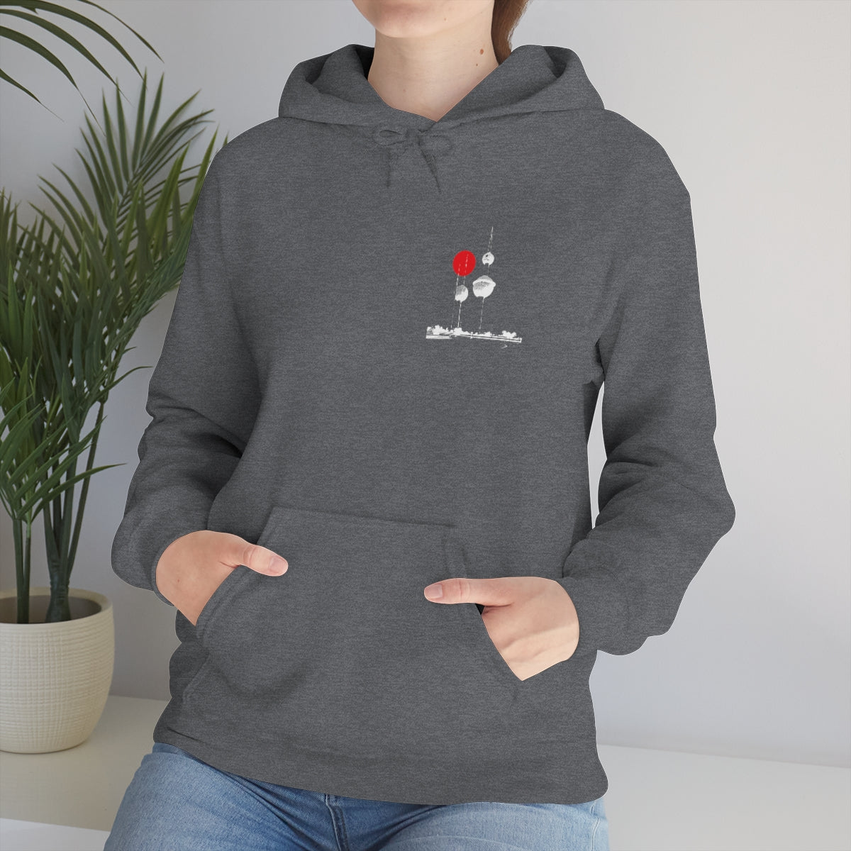 Double Sided Print Hoodie - Kuwait Towers