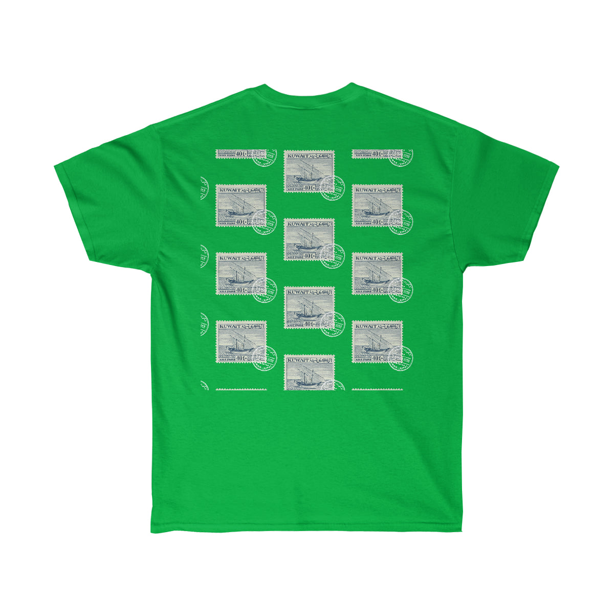 Double Sided Print Tee - Kuwait Stamp