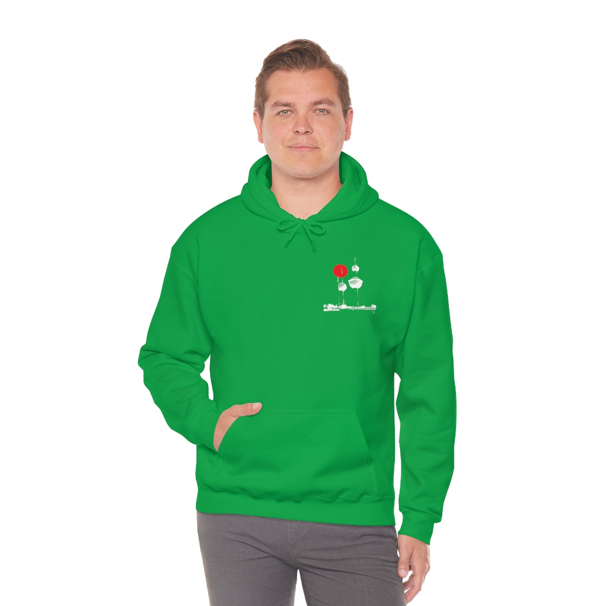 Double Sided Print Hoodie - Kuwait Towers