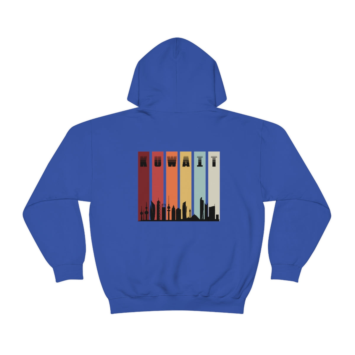 Double Sided Print Hoodie - Kuwait Sky Line