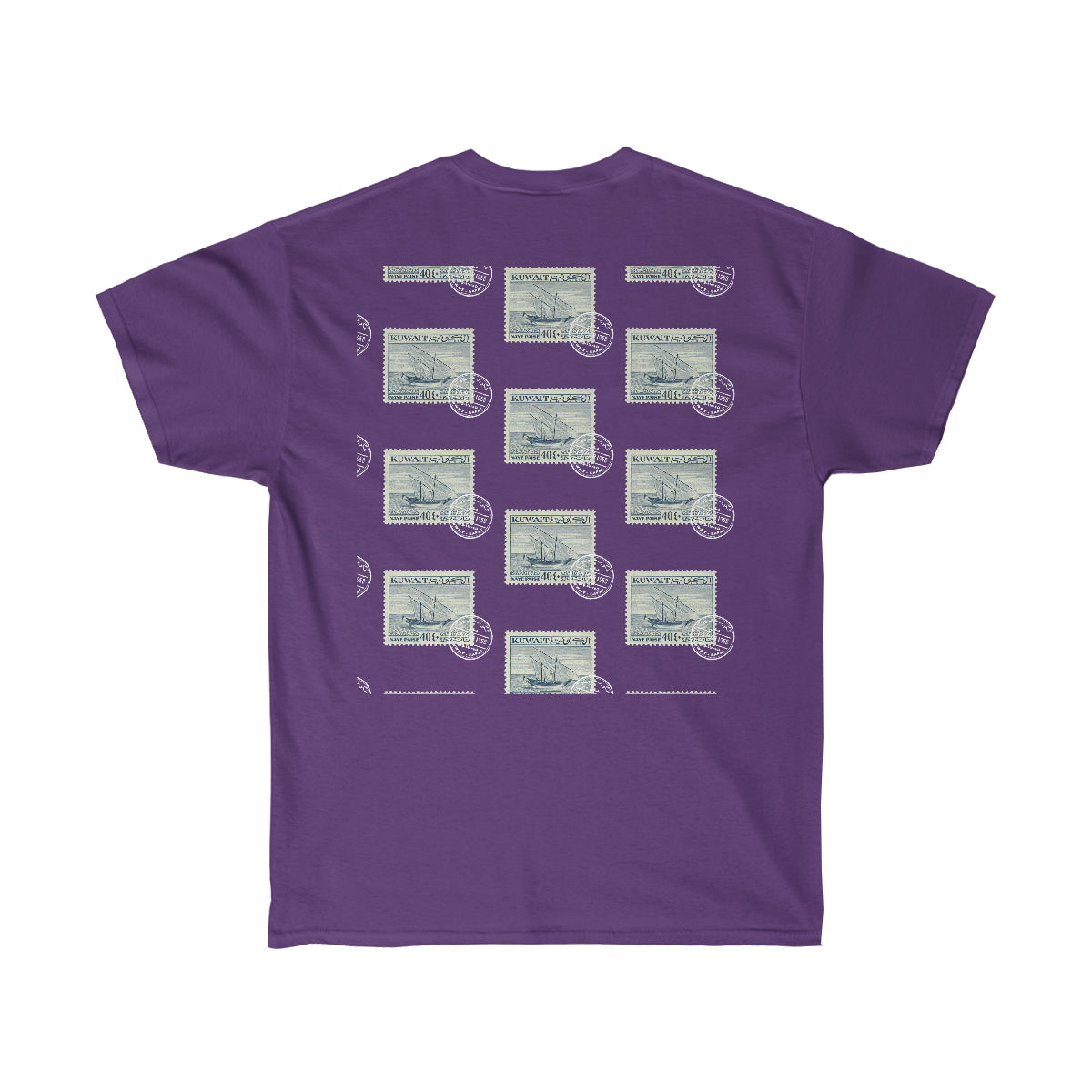 Double Sided Print Tee - Kuwait Stamp