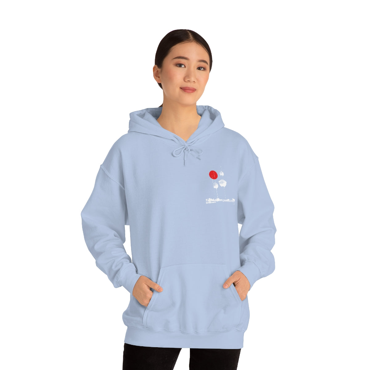 Double Sided Print Hoodie - Kuwait Towers