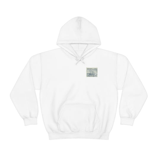 Double Sided Print Hoodie - Kuwait Stamp