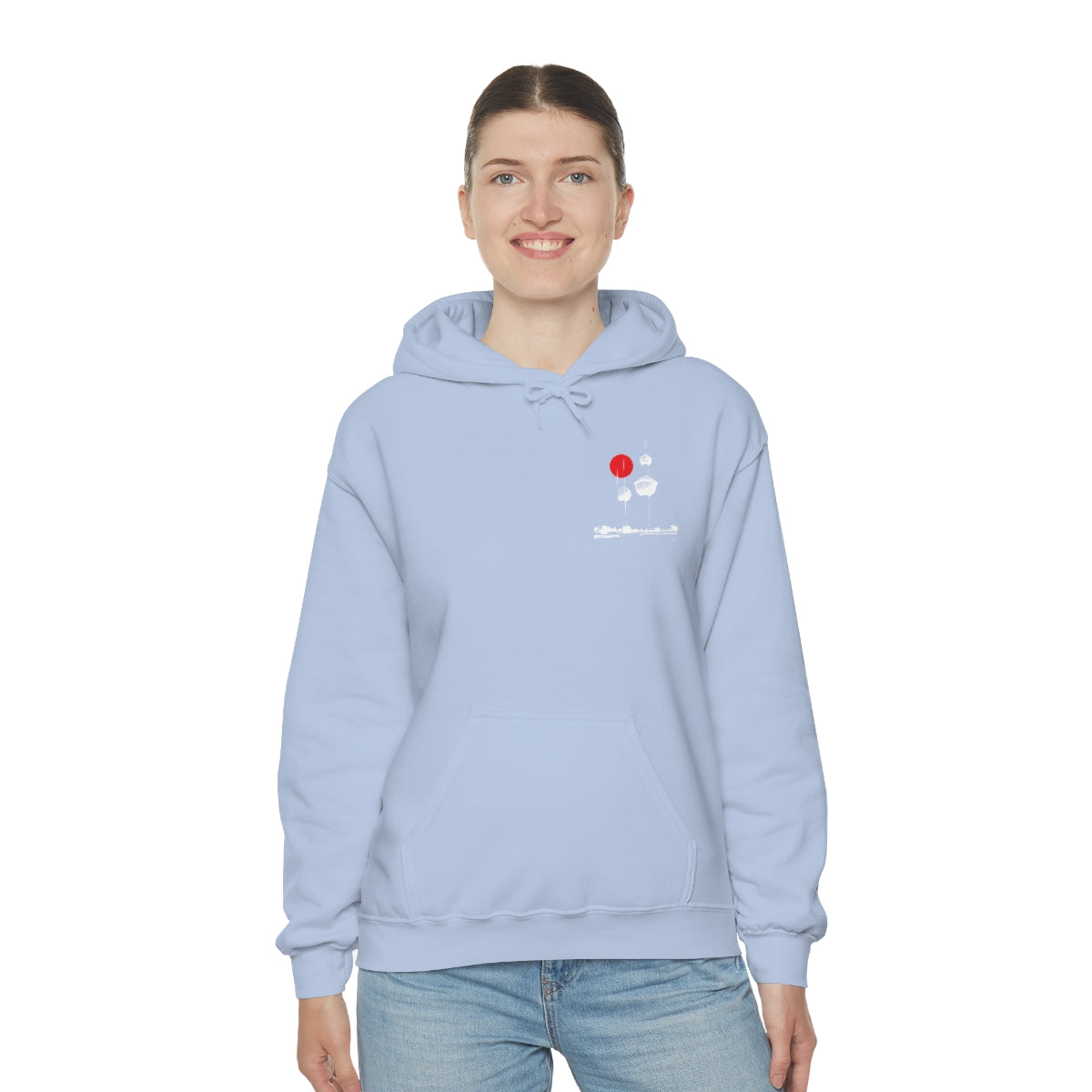 Double Sided Print Hoodie - Kuwait Towers