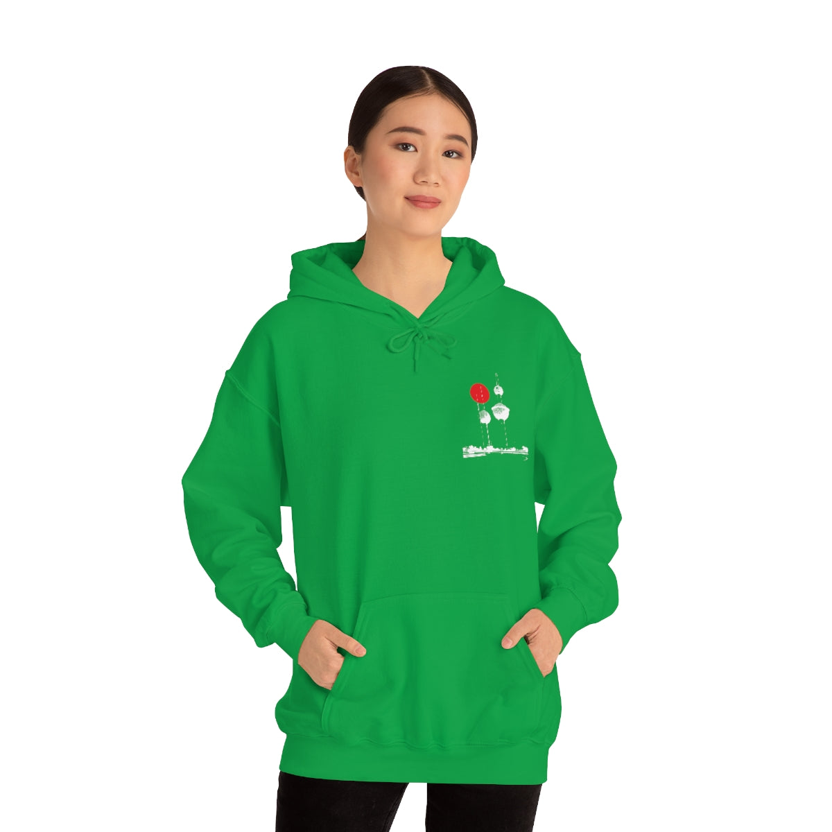 Double Sided Print Hoodie - Kuwait Towers